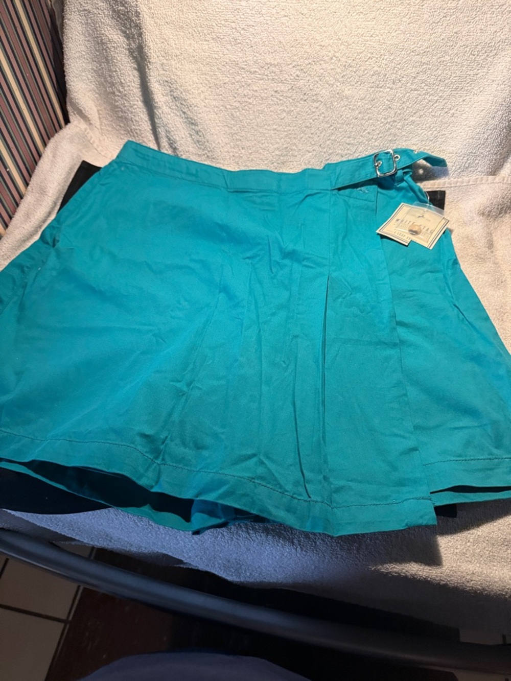 White Stag Teal Pleat Skort size 14